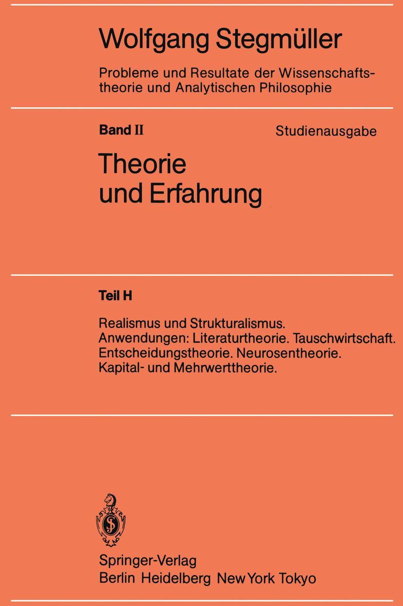 Vorderes Coverbild Realismus und Strukturalismus. Anwendungen: Literaturtheorie. Tauschwirtschaft. Entscheidungstheorie. Neurosentheorie. Kapital- und Mehrwerttheorie