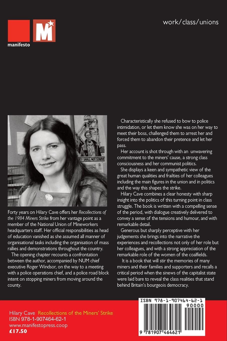 Rückseitencover Recollections of the Miners' Strike