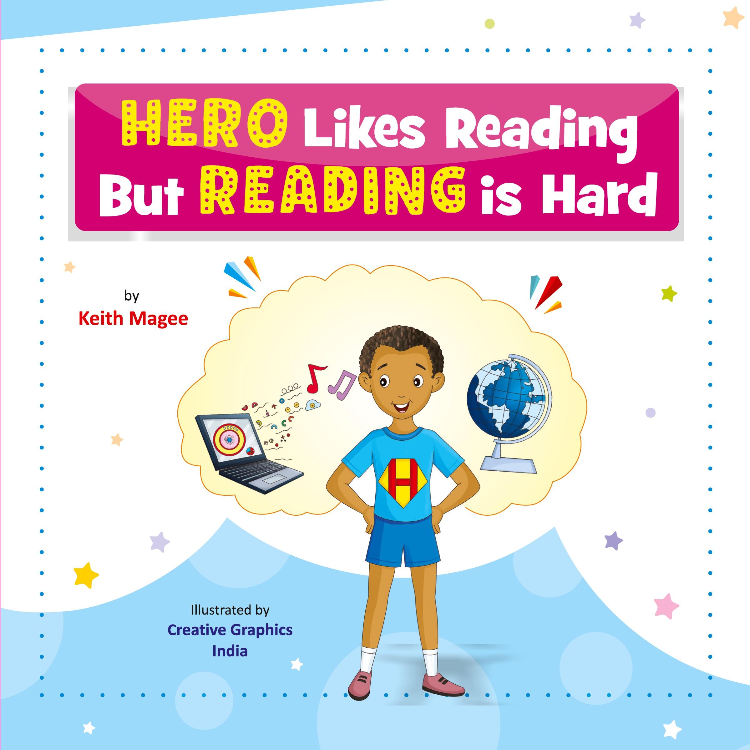 Vorderes Coverbild Hero Likes Reading But Reading is Hard