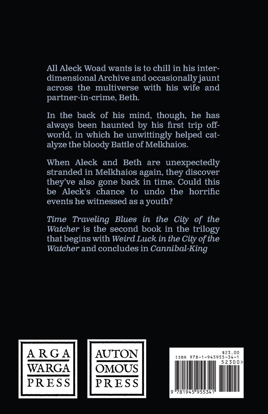 Rückseitencover Time Traveling Blues in the City of the Watcher