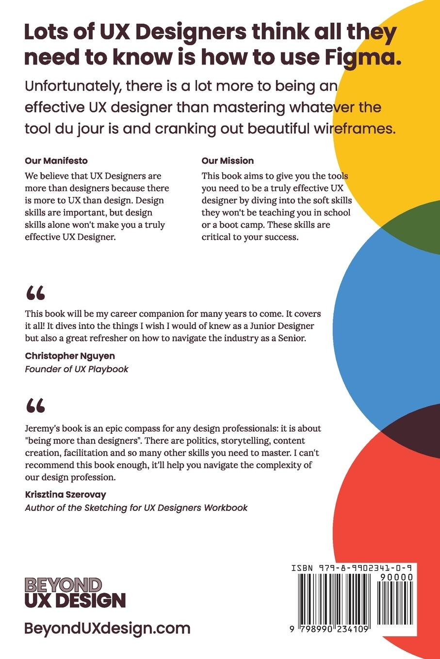 Rückseitencover Beyond UX Design