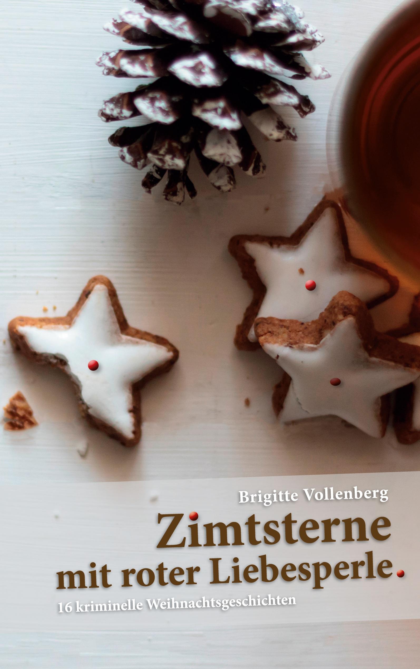 Vorderes Coverbild Zimtsterne mit roter Liebesperle