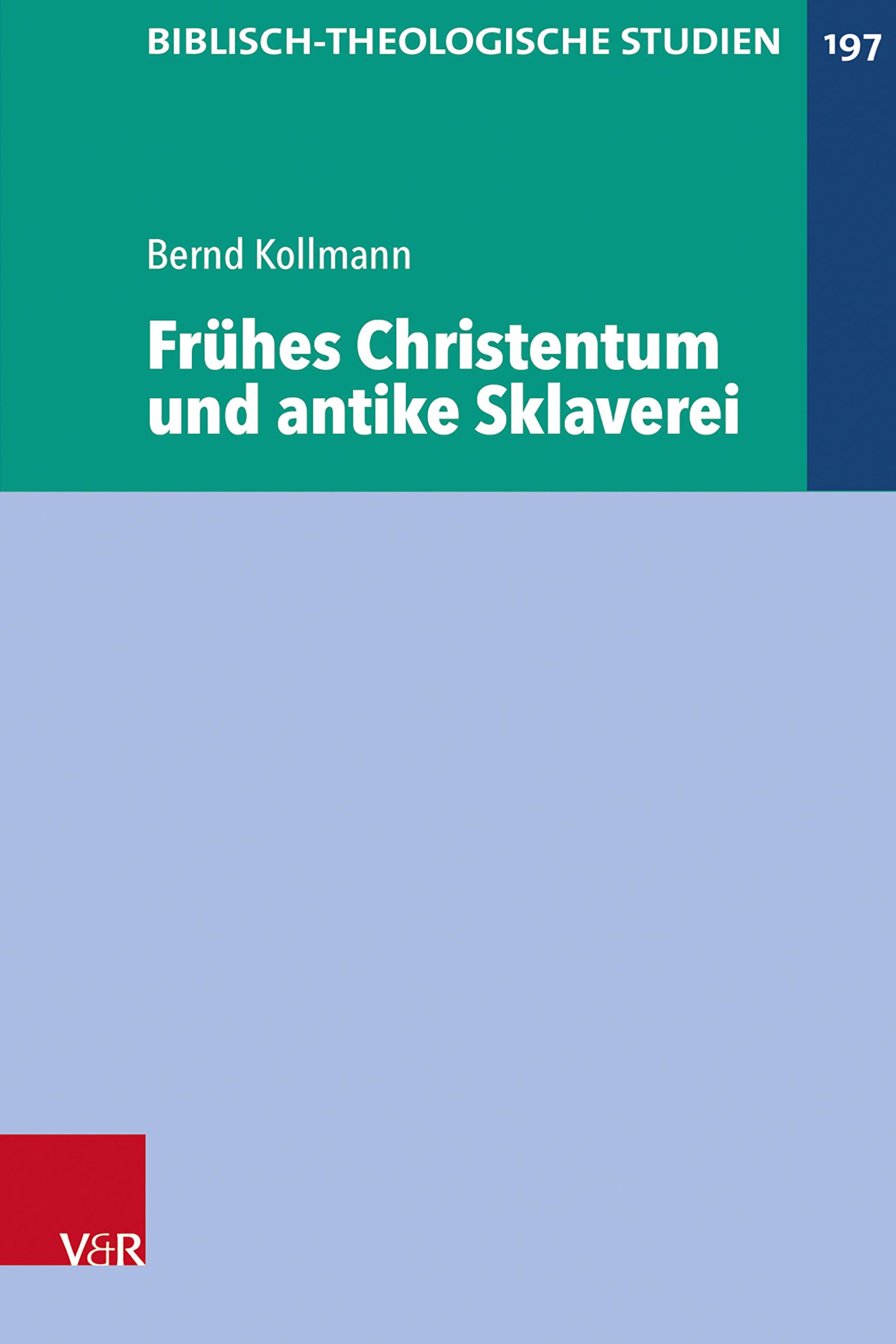 Vorderes Coverbild Frühes Christentum und antike Sklaverei