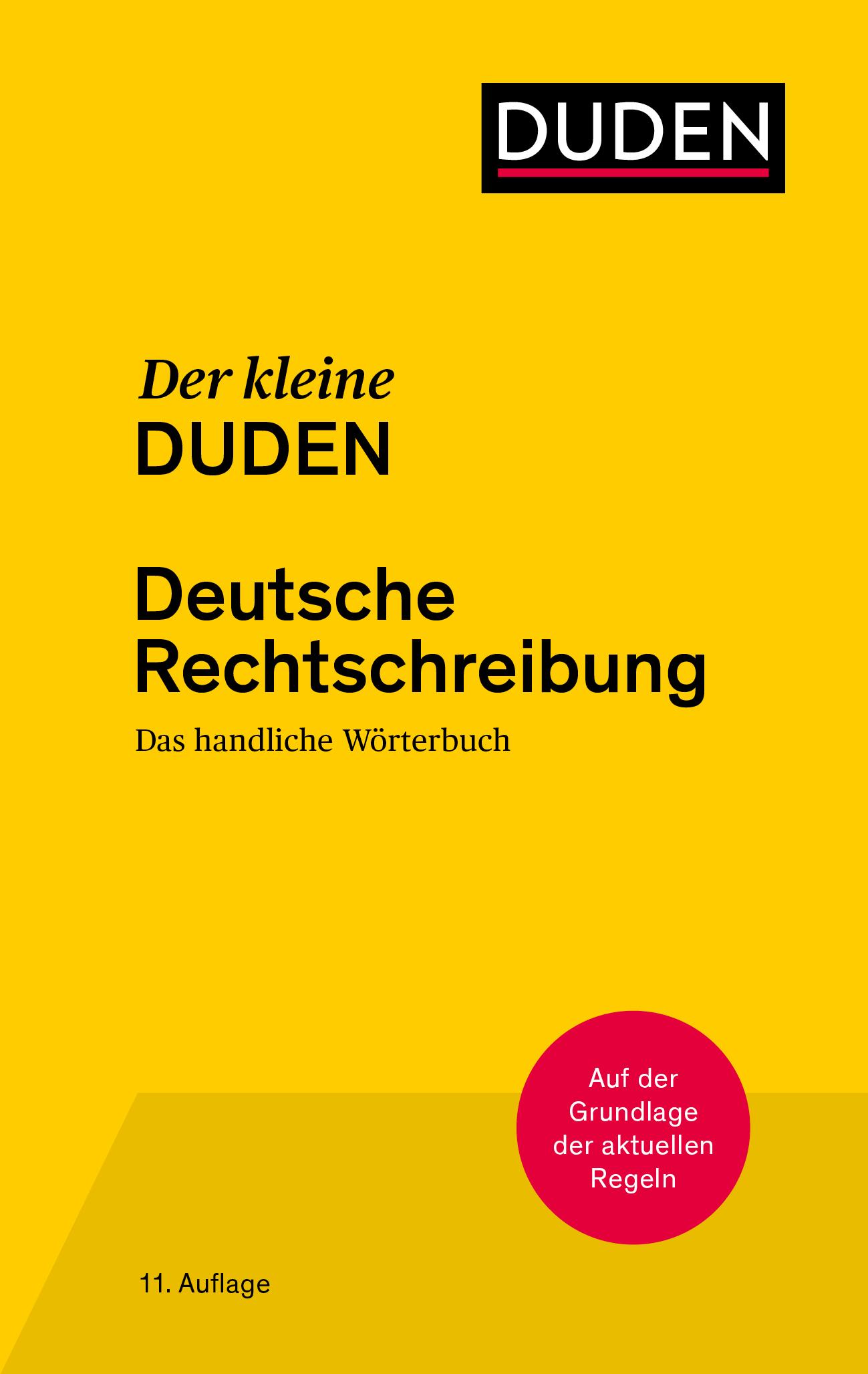 Vorderes Coverbild Der kleine Duden - Deutsche Rechtschreibung
