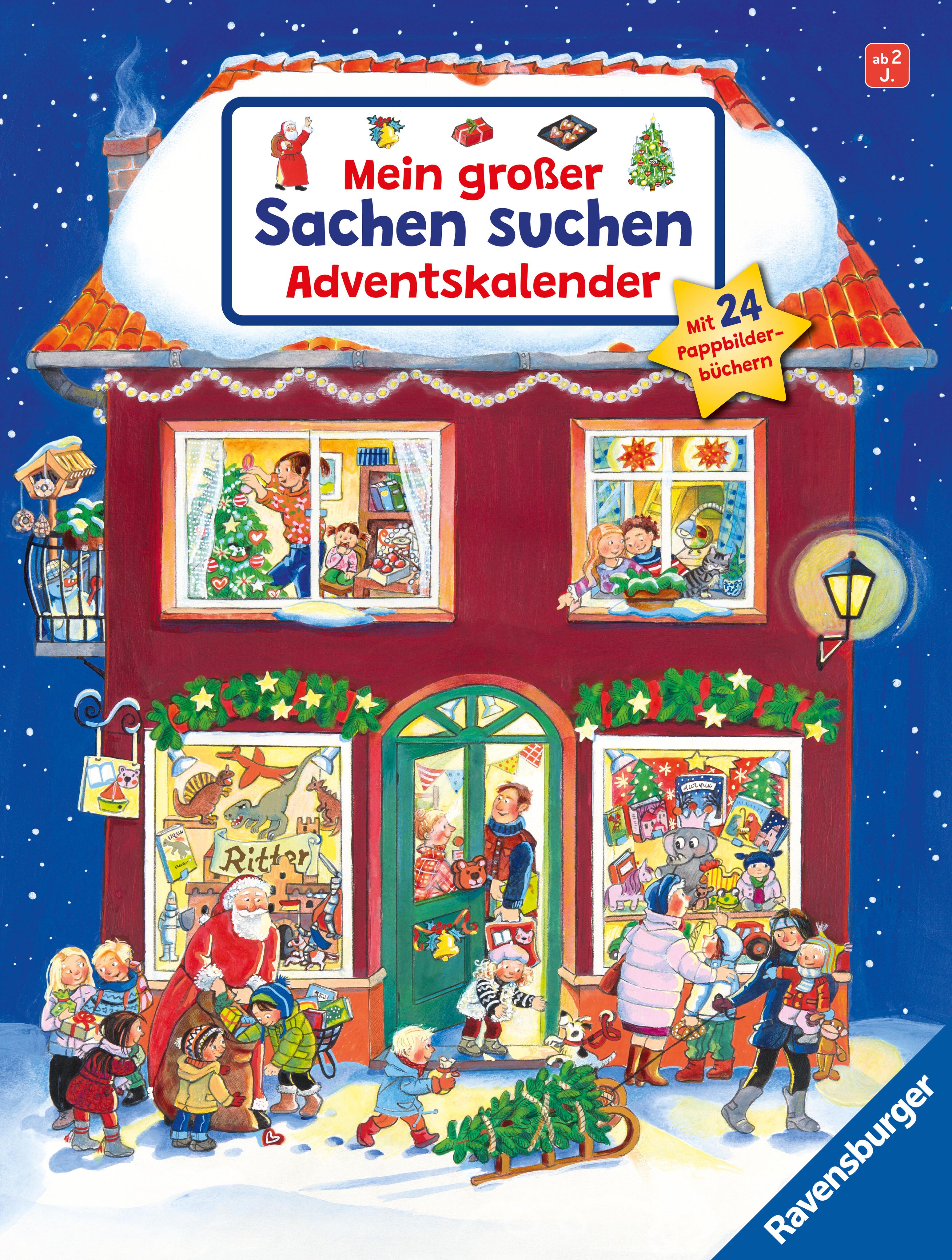 Vorderes Coverbild Mein großer Sachen suchen Adventskalender