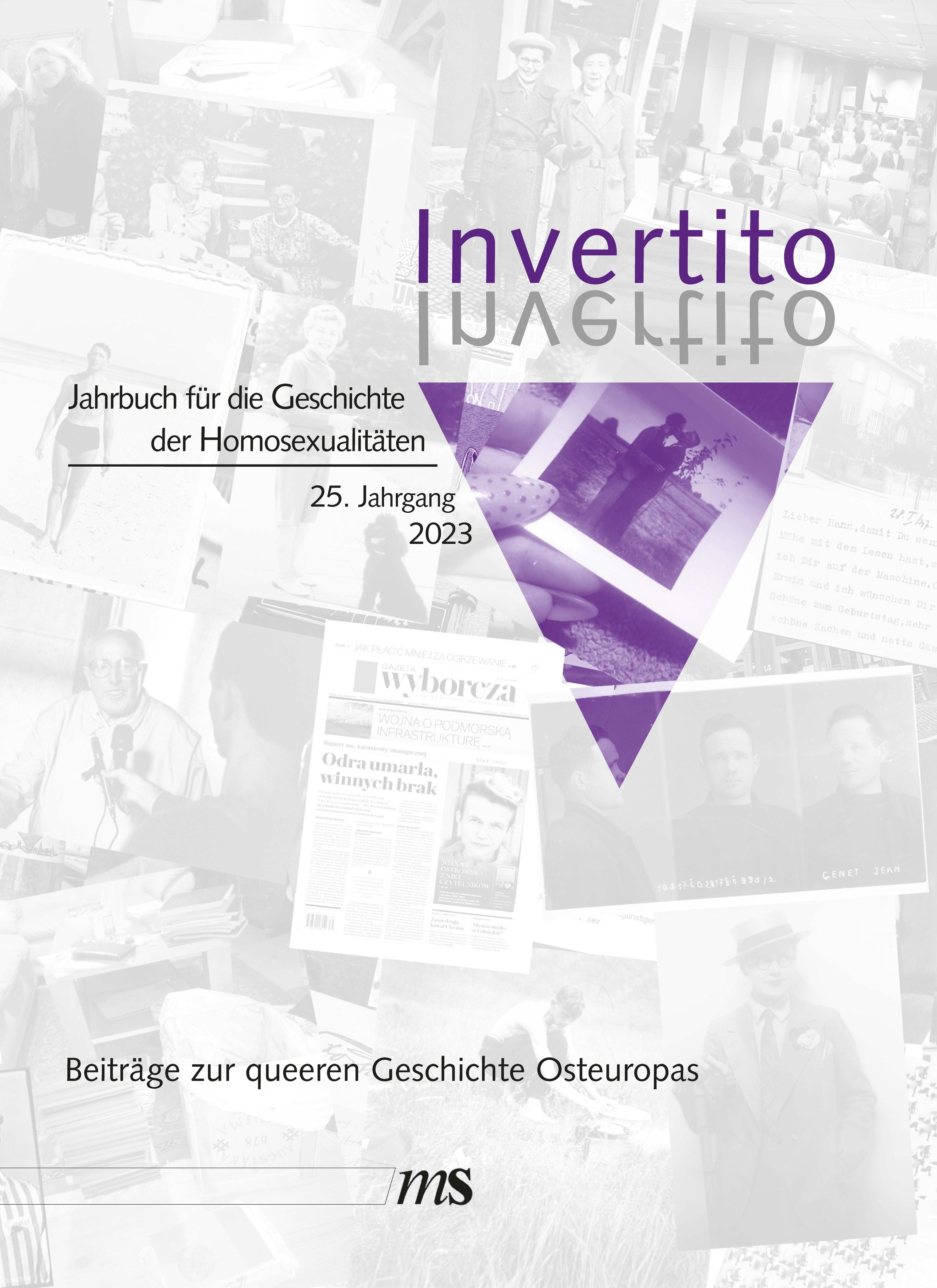 Vorderes Coverbild Invertito. Jahrbuch für die Geschichte der Homosexualitäten