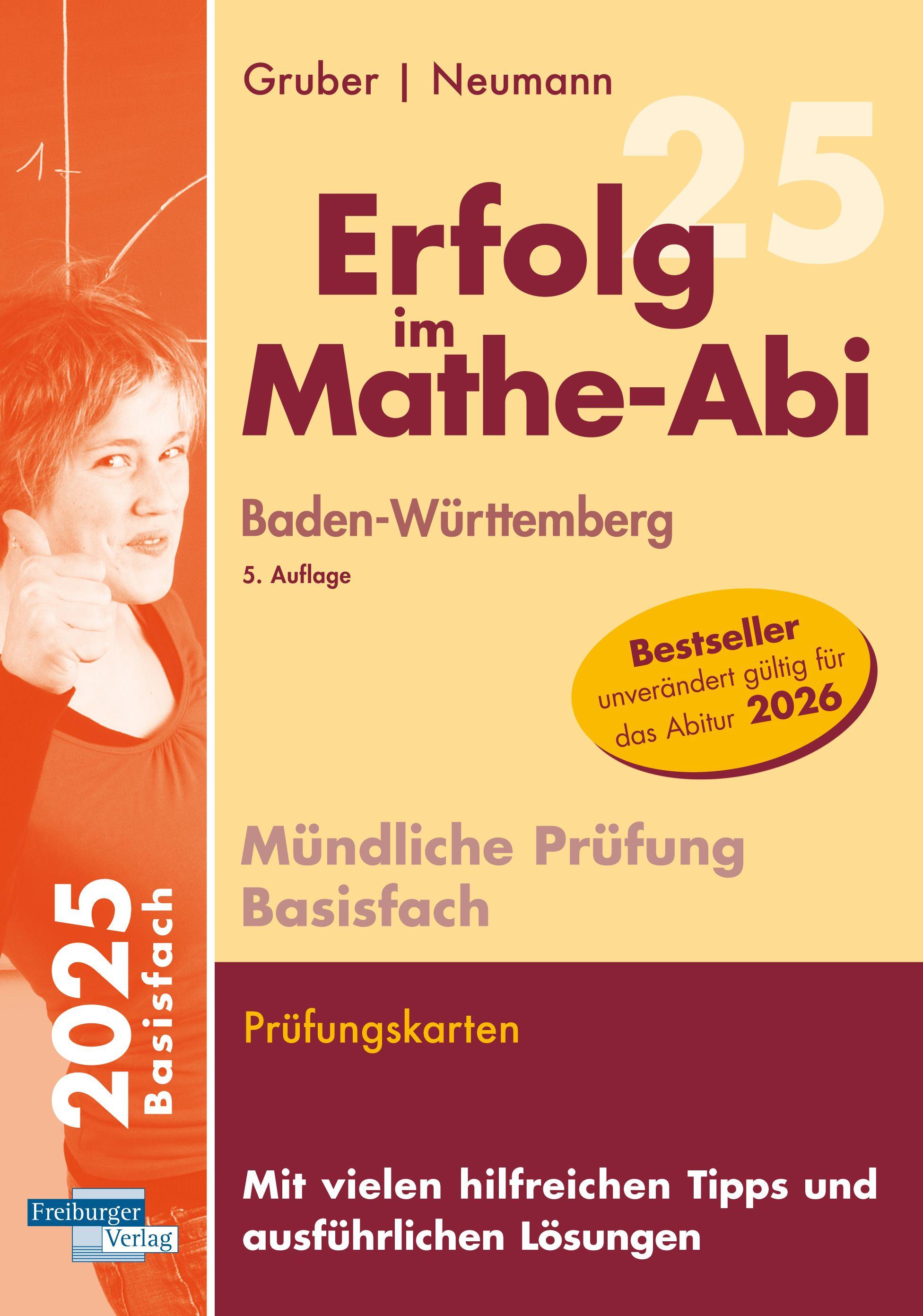 Vorderes Coverbild Erfolg im Mathe-Abi Mündliche Prüfung Basisfach Baden-Württemberg