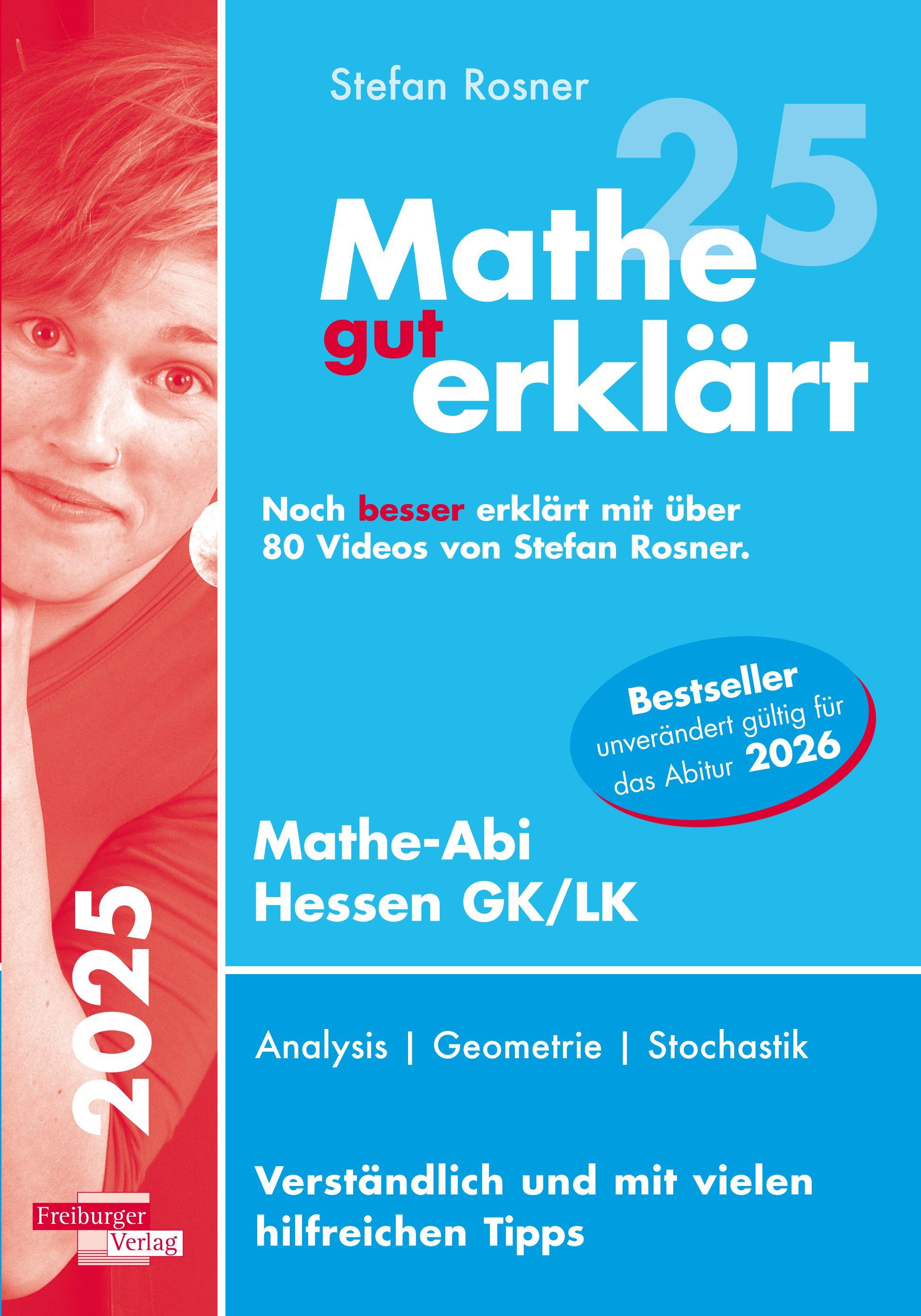 Vorderes Coverbild Mathe gut erklärt 2025 Hessen Grundkurs und Leistungskurs