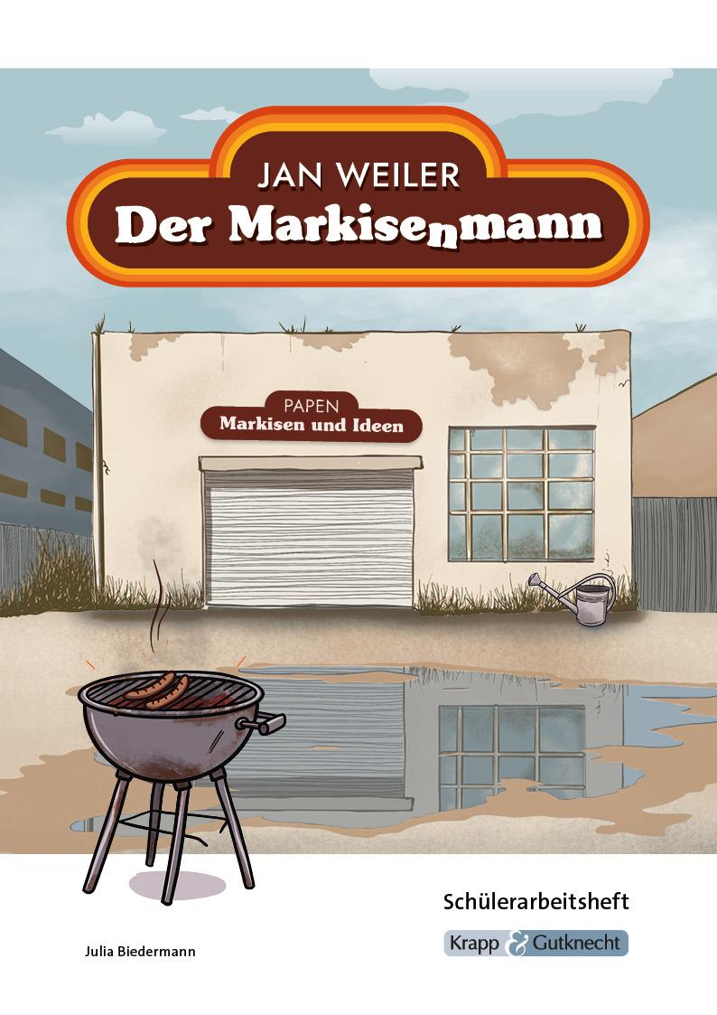 Vorderes Coverbild Der Markisenmann - Jan Weiler - Schülerarbeitsheft