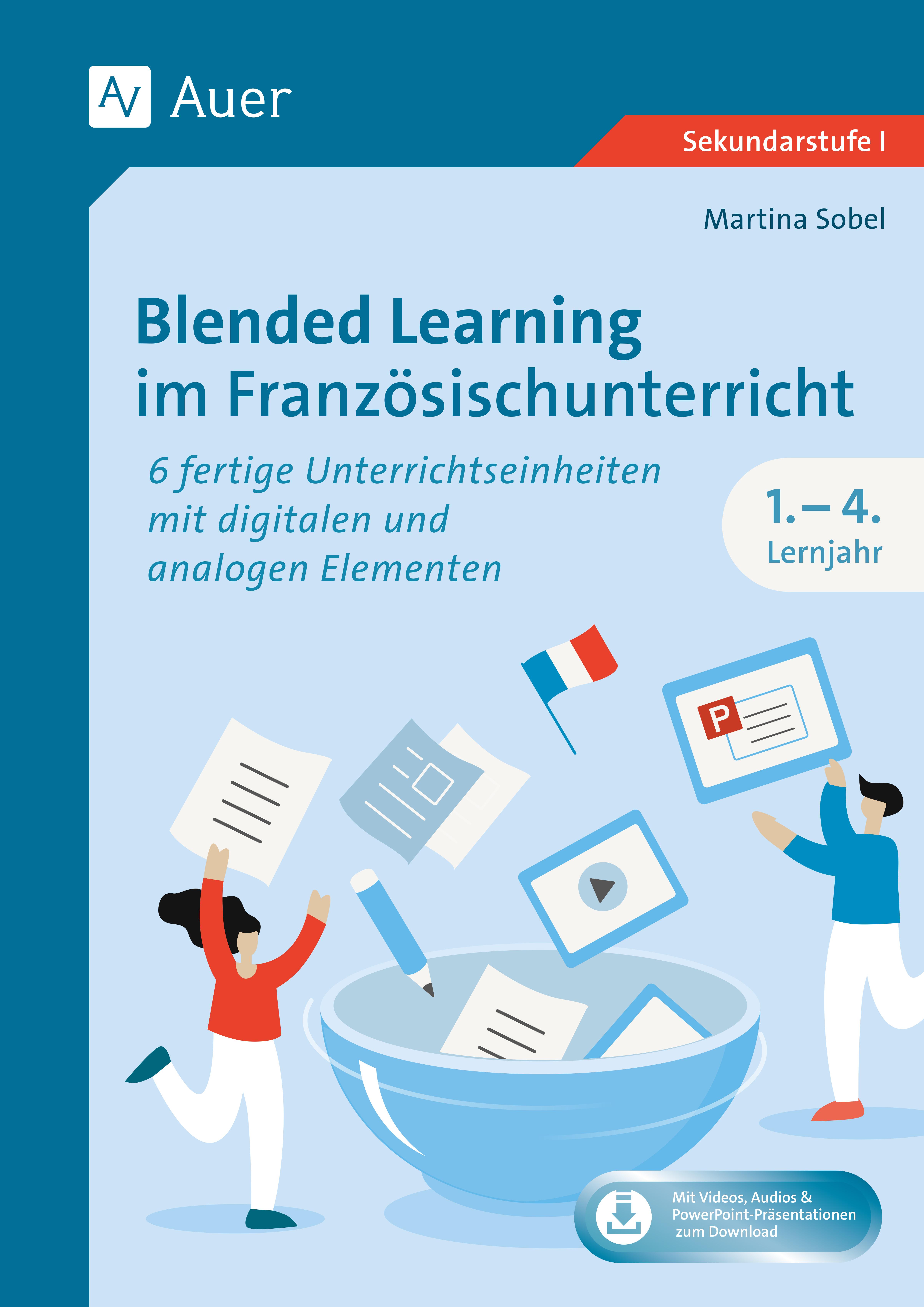 Vorderes Coverbild Blended Learning im Französischunterricht Lj. 1-4