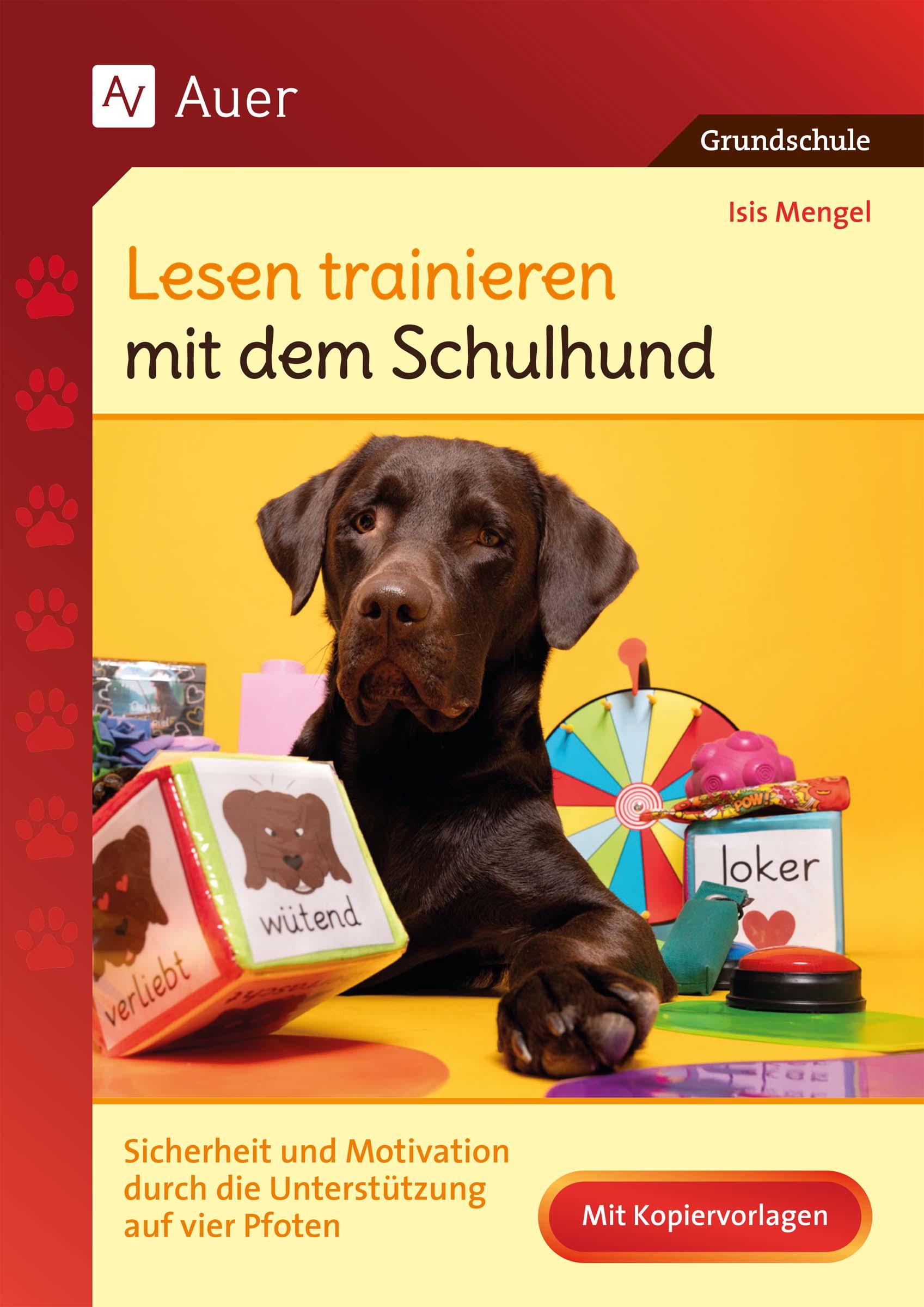 Vorderes Coverbild Lesen trainieren mit dem Schulhund