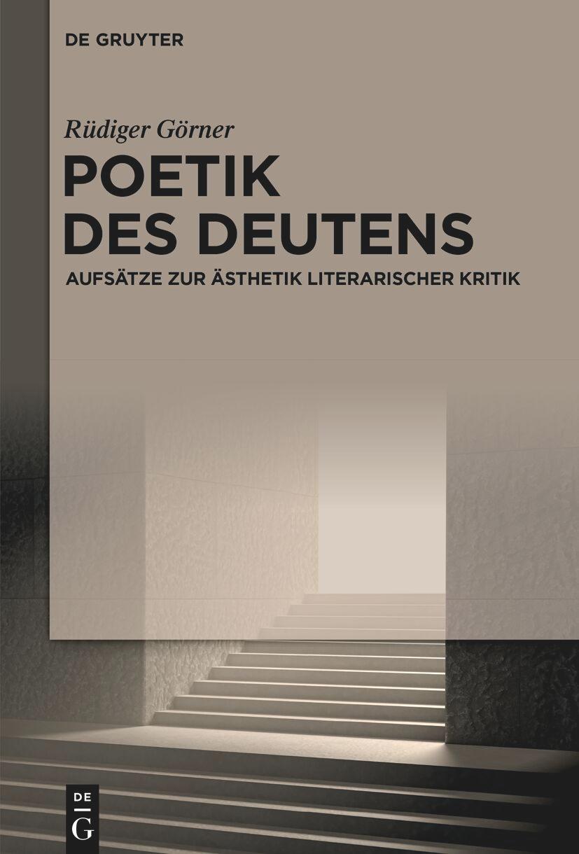 Vorderes Coverbild Poetik des Deutens