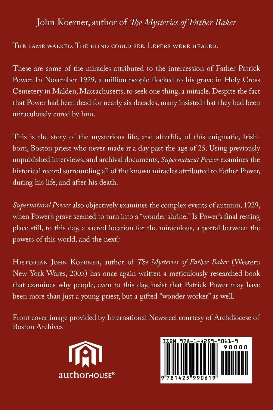 Rückseitencover Supernatural Power