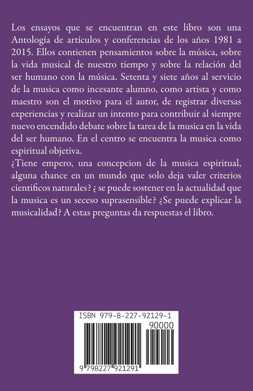 Rückseitencover El Ser Humano y la Musica