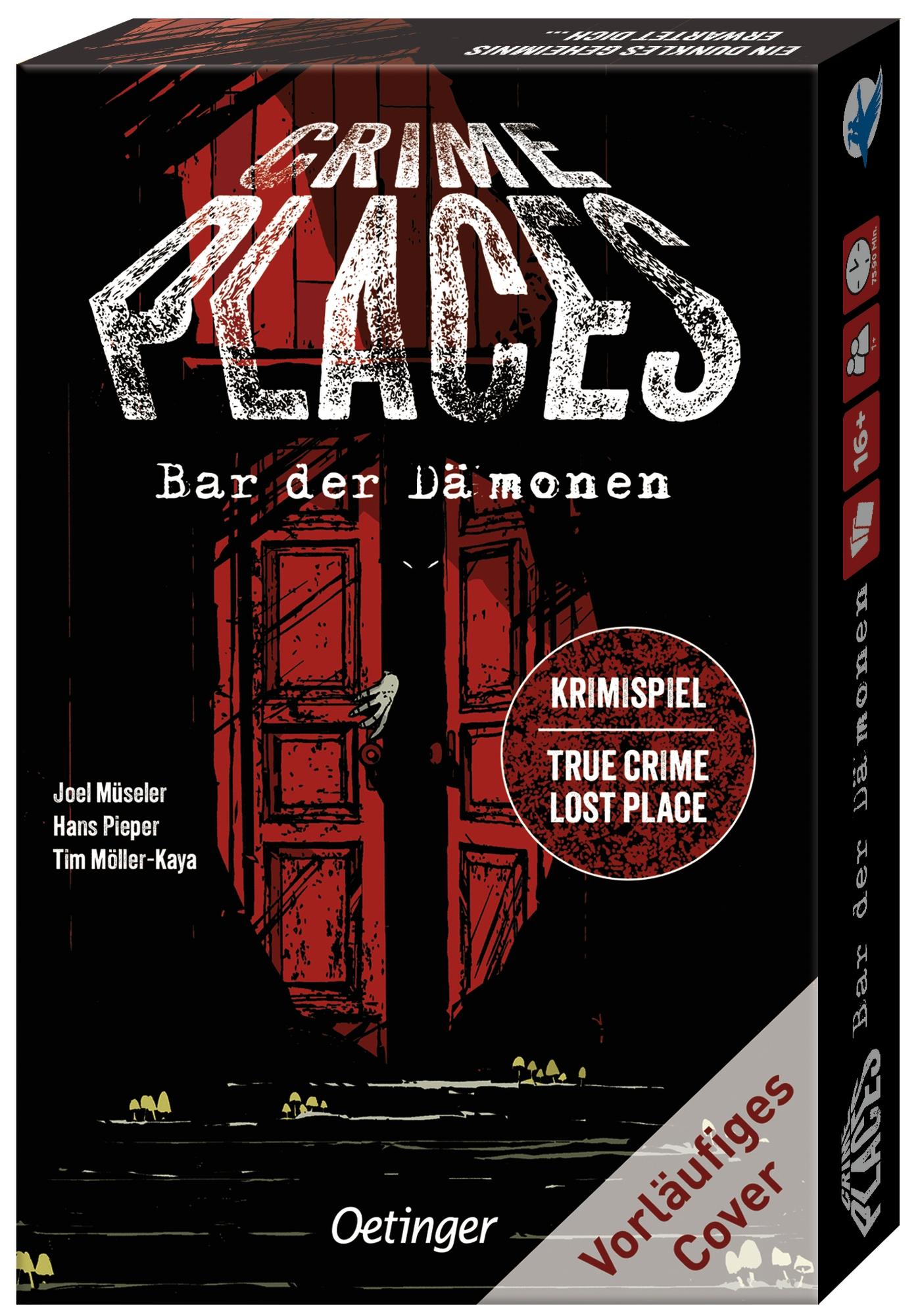 Vorderes Coverbild Crime Places. Bar der Dämonen
