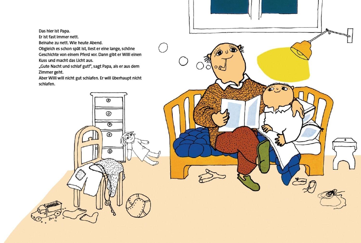 Beispielinhalt (Bild) Gute Nacht, Willi Wiberg