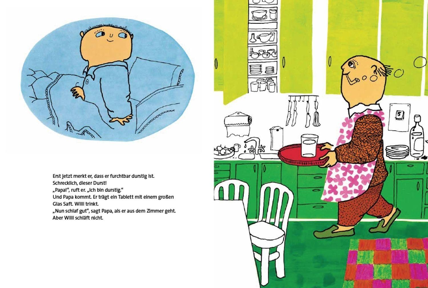 Beispielinhalt (Bild) Gute Nacht, Willi Wiberg