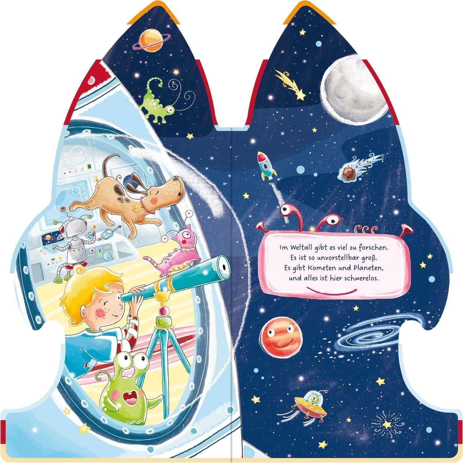 Beispielinhalt (Bild) Ein Tag im Raumschiff