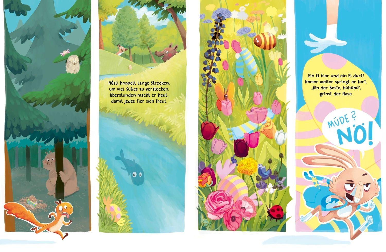 Beispielinhalt (Bild) Der NÖsterhase. Ach du dickes Ei!