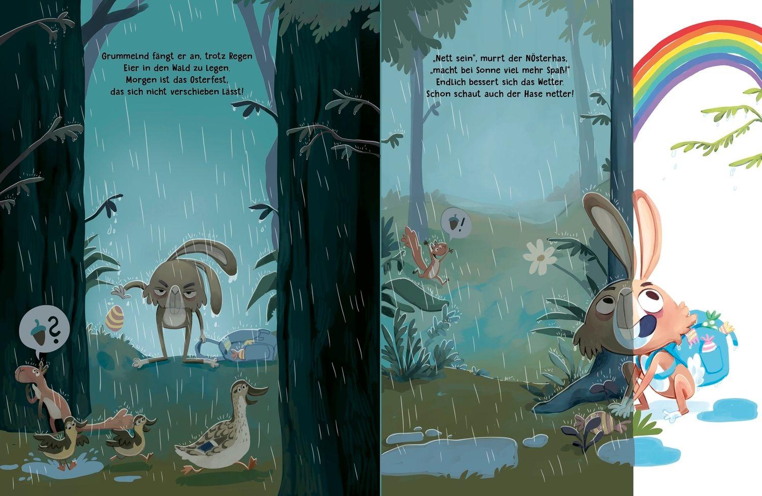 Beispielinhalt (Bild) Der NÖsterhase. Ach du dickes Ei!