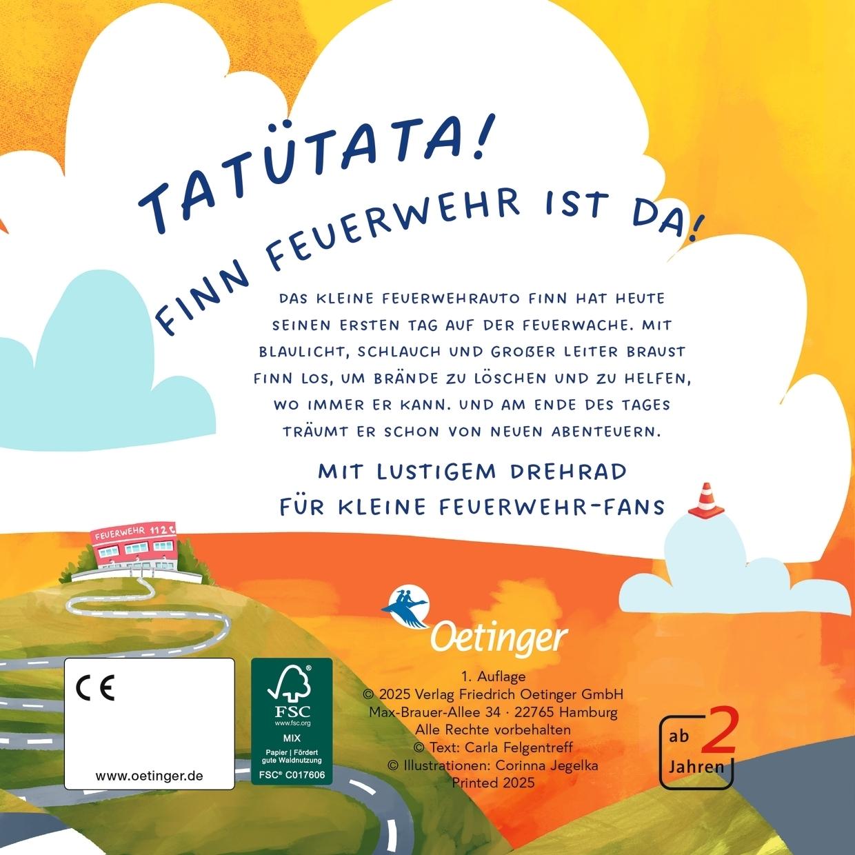 Rückseitencover Einsatz für Finn Feuerwehr