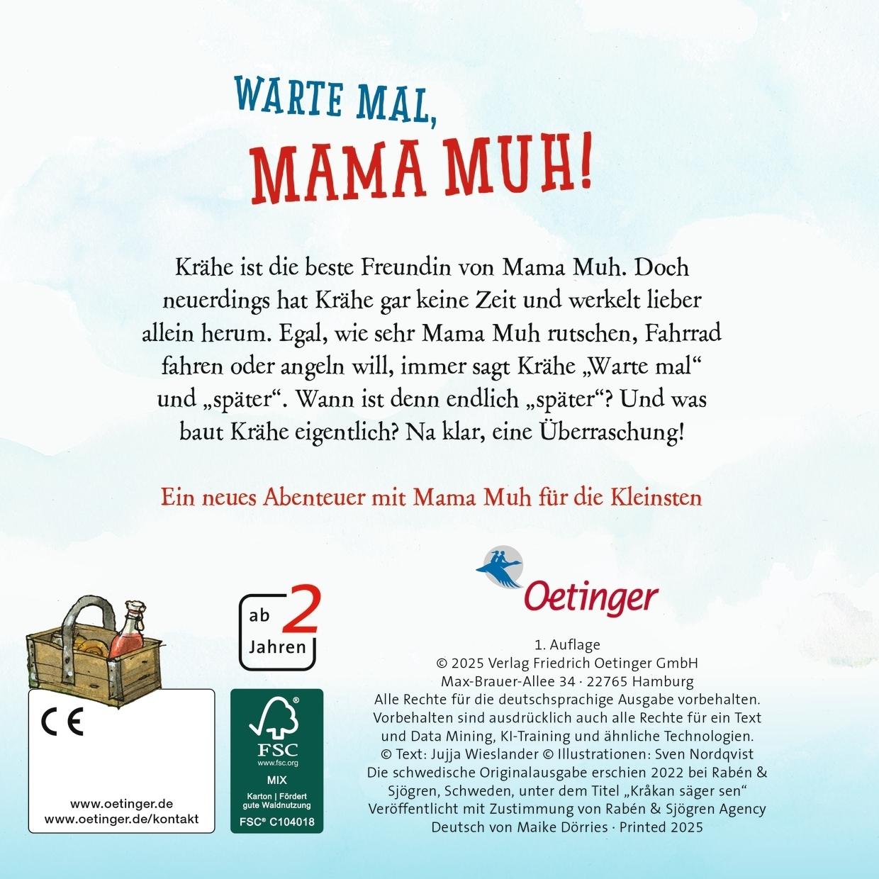 Rückseitencover Warte mal, Mama Muh!