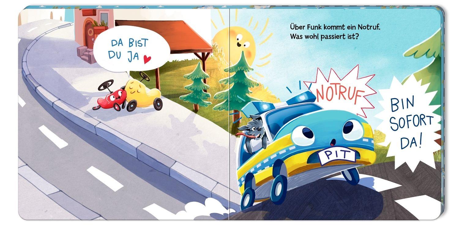 Beispielinhalt (Bild) Einsatz für Pit Polizei