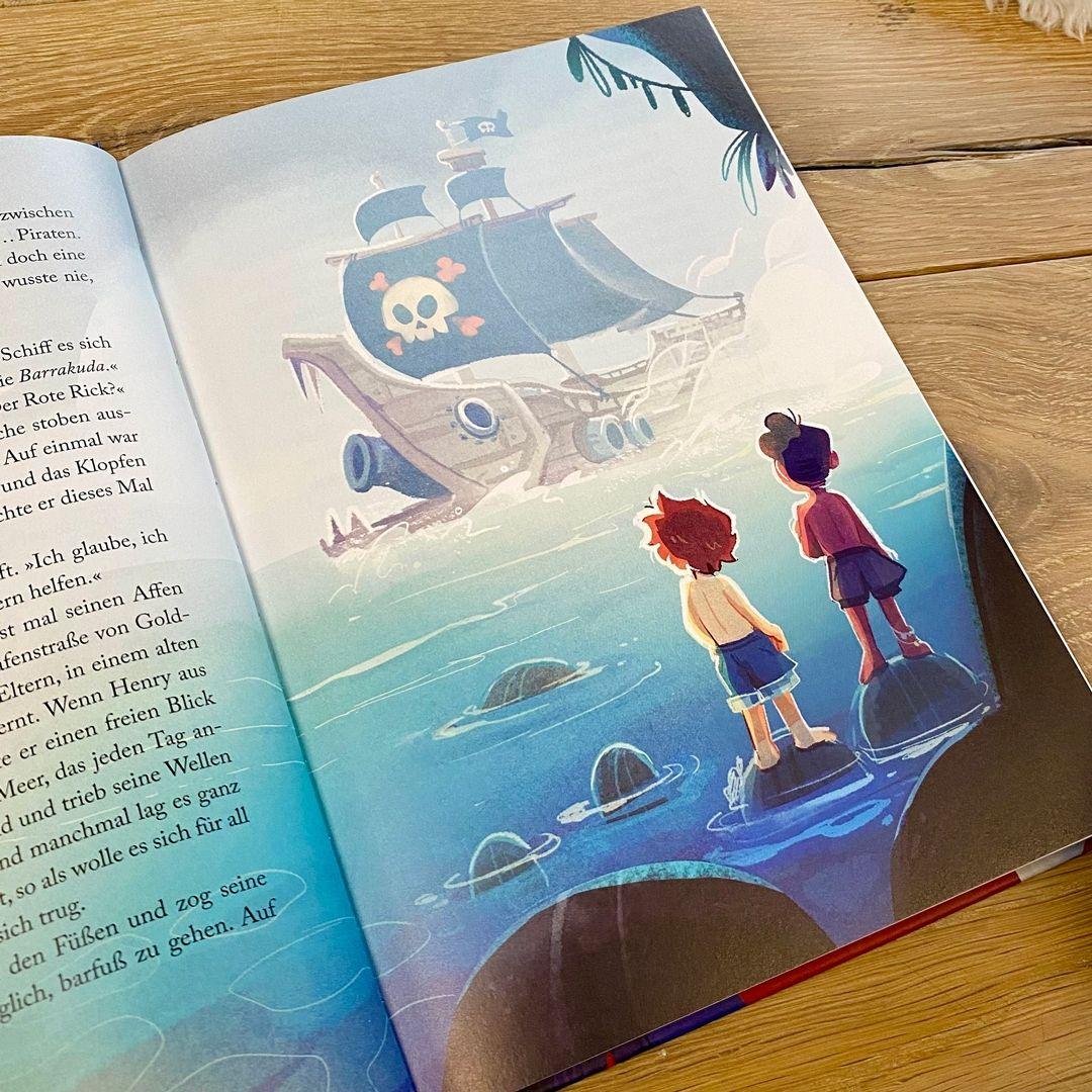 Beispielinhalt (Bild) Die Krakeninsel 1. Piraten in Sicht!