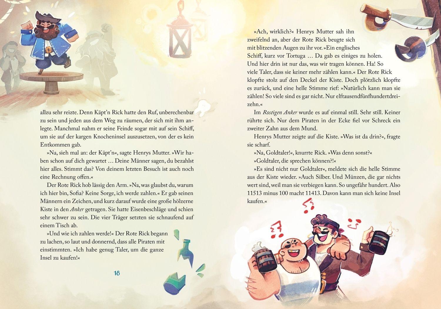 Beispielinhalt (Bild) Die Krakeninsel 1. Piraten in Sicht!