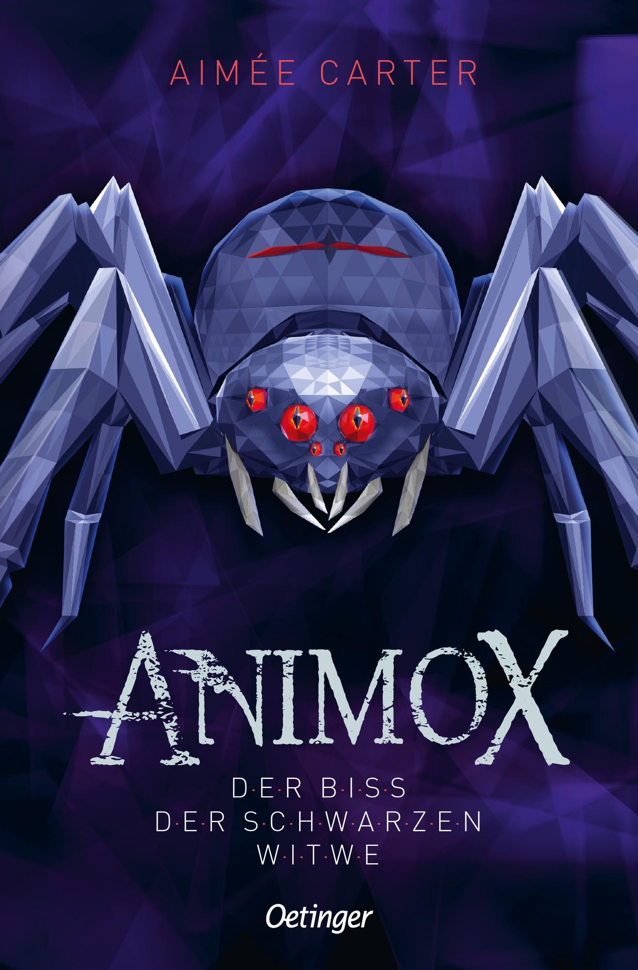 Vorderes Coverbild Animox 4. Der Biss der Schwarzen Witwe