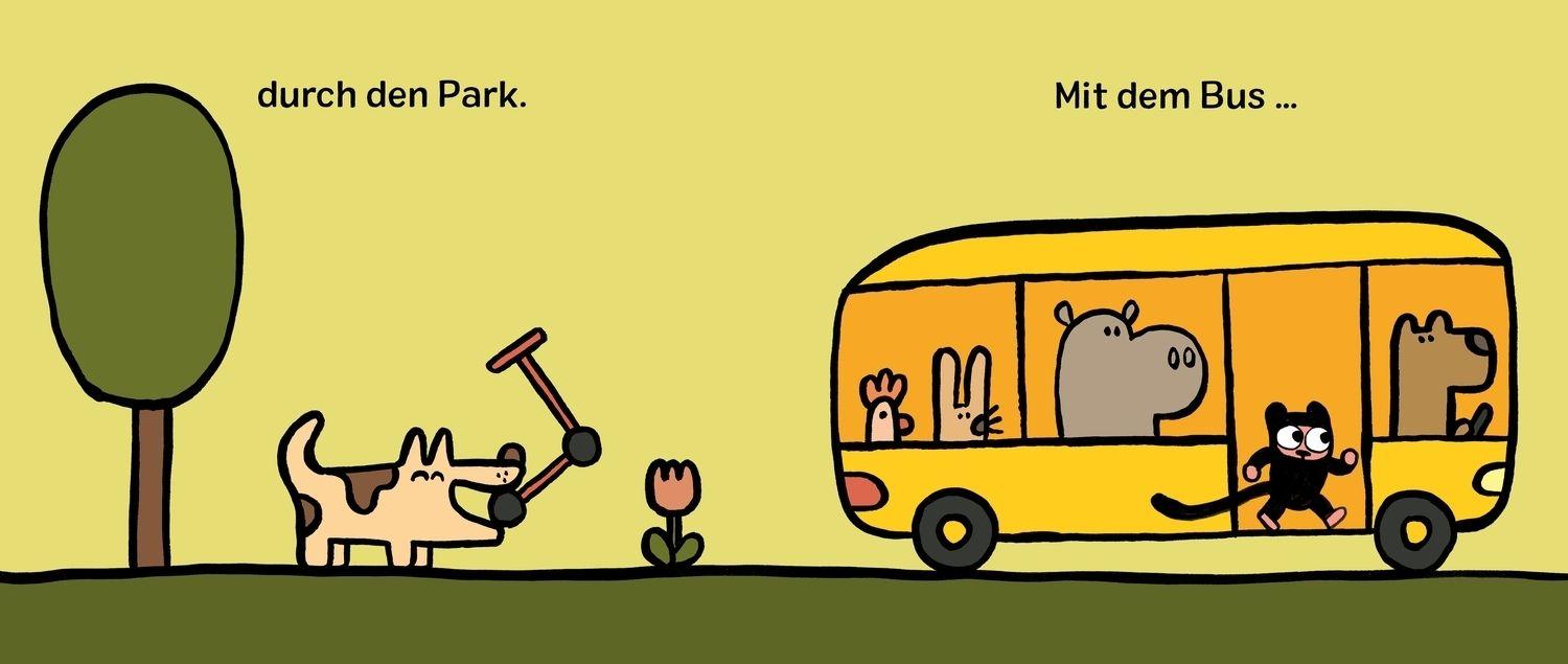 Beispielinhalt (Bild) Fang mich! Tutu und die Fahrzeuge