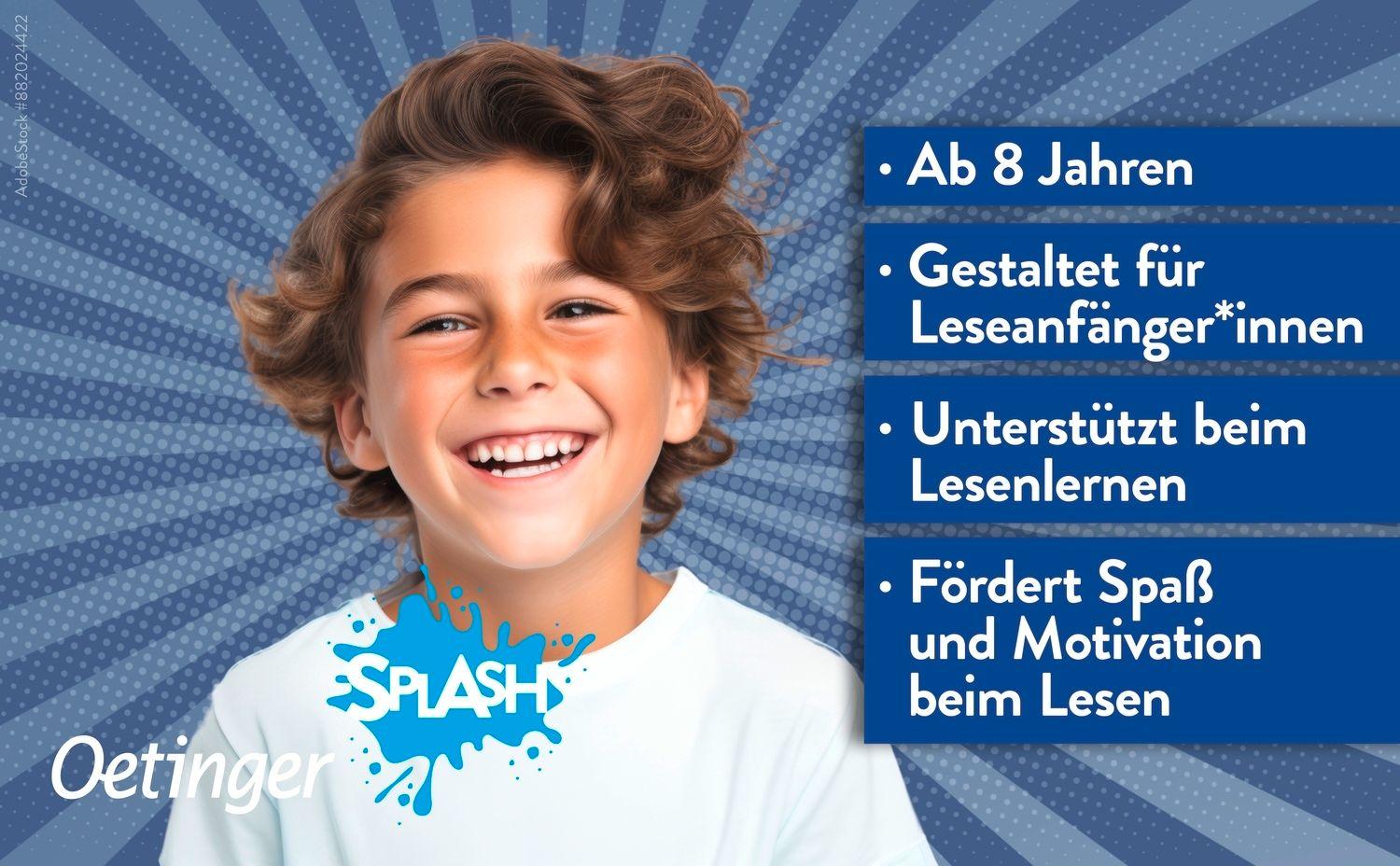 Beispielinhalt (Bild) Animox als Comic-Roman 3. Die Stadt der Haie