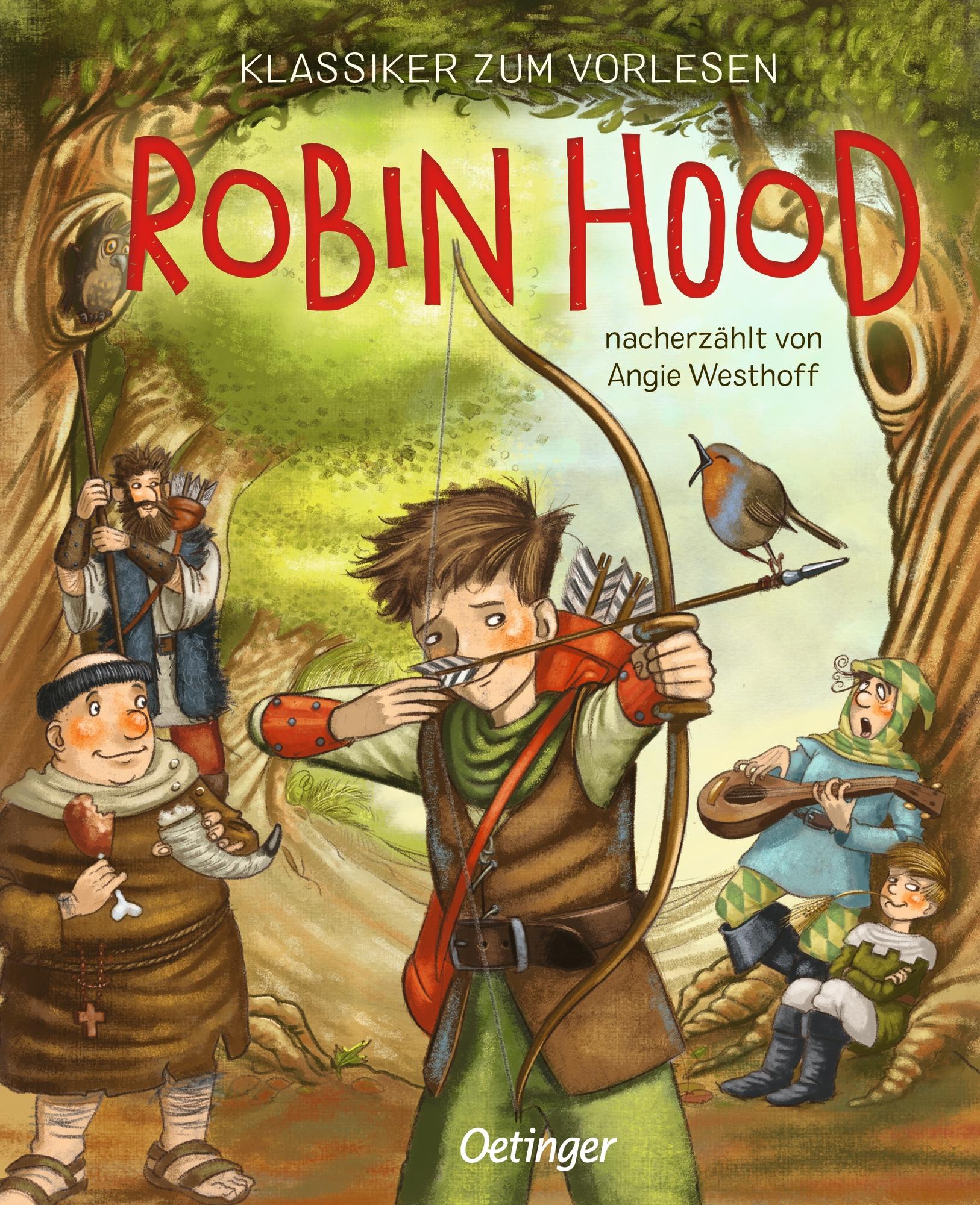 Vorderes Coverbild Klassiker zum Vorlesen. Robin Hood
