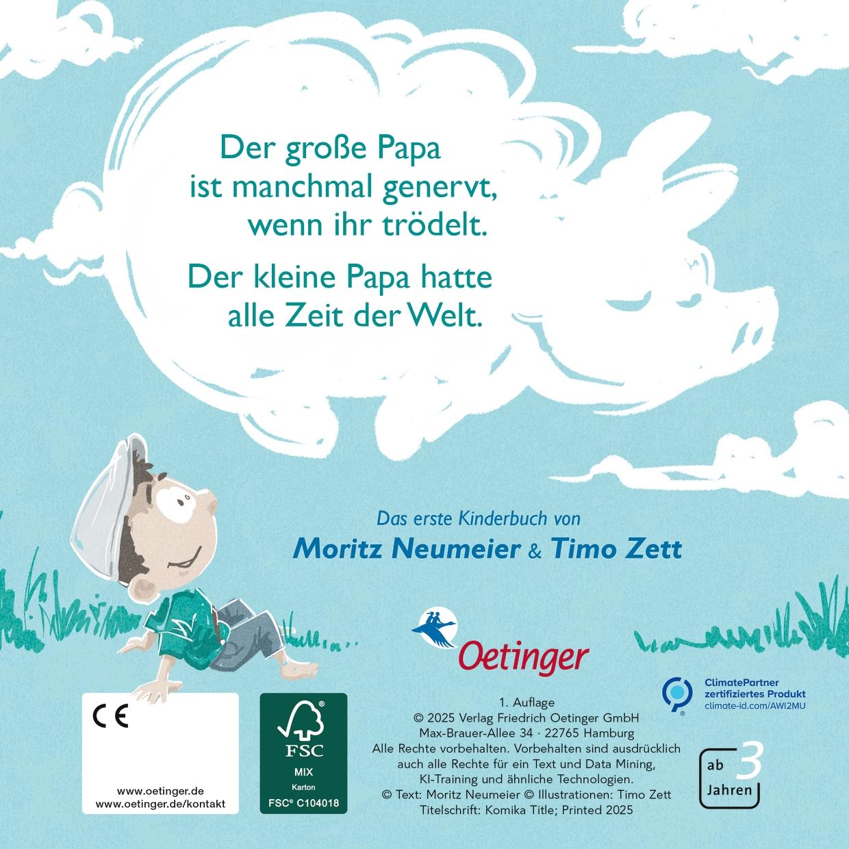 Rückseitencover Kleiner Papa - Großer Papa