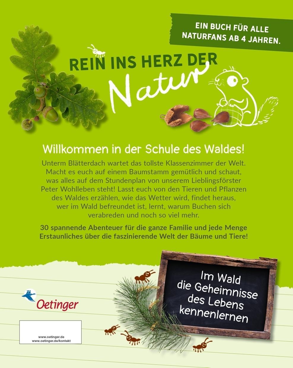 Rückseitencover Peter Wohllebens Schule des Waldes