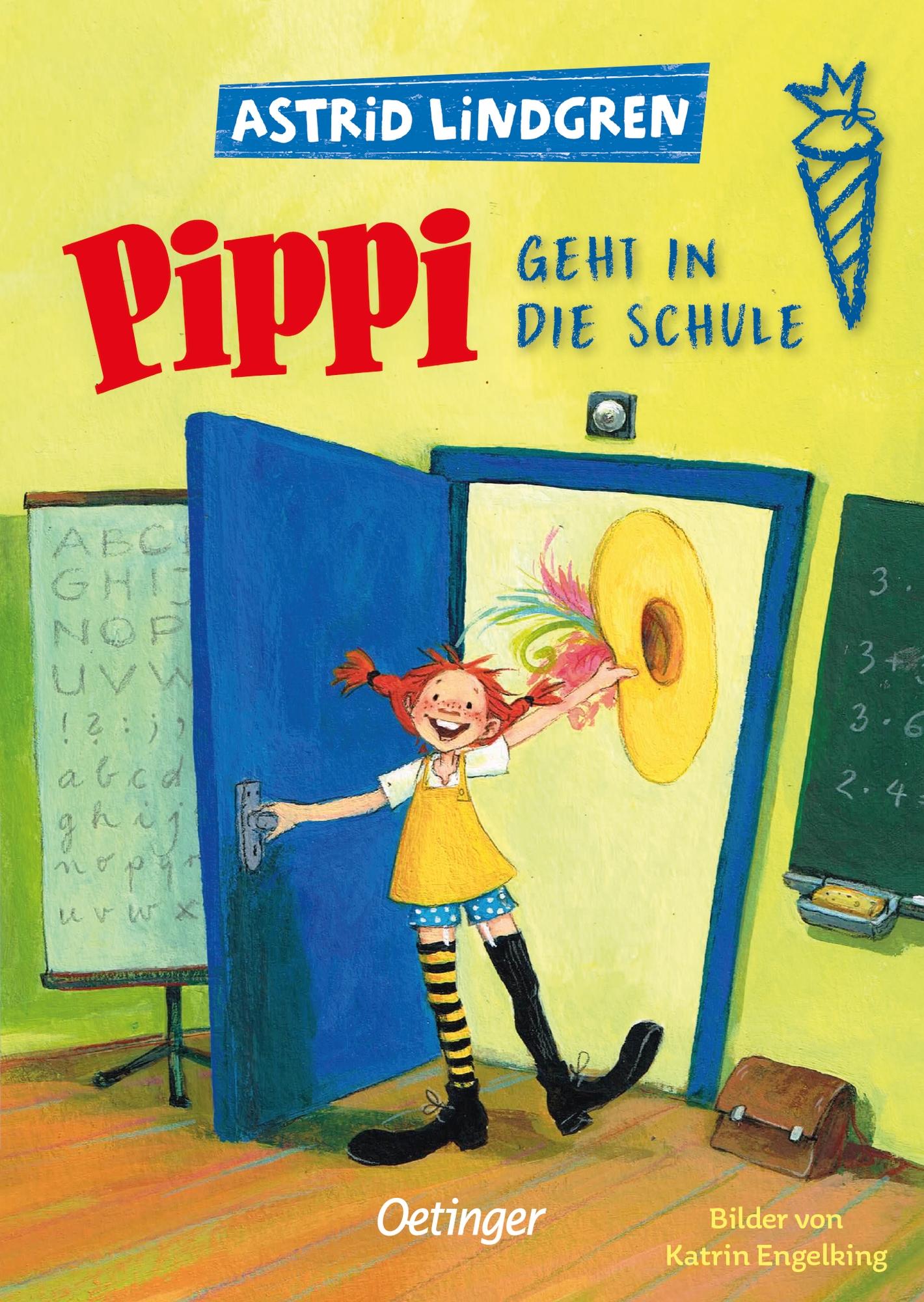 Vorderes Coverbild Pippi geht in die Schule