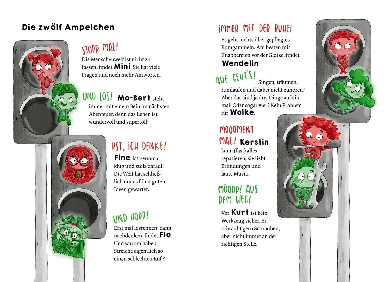 Beispielinhalt (Bild) Die Ampelchen 1. Aus den Ampeln, fertig, los!