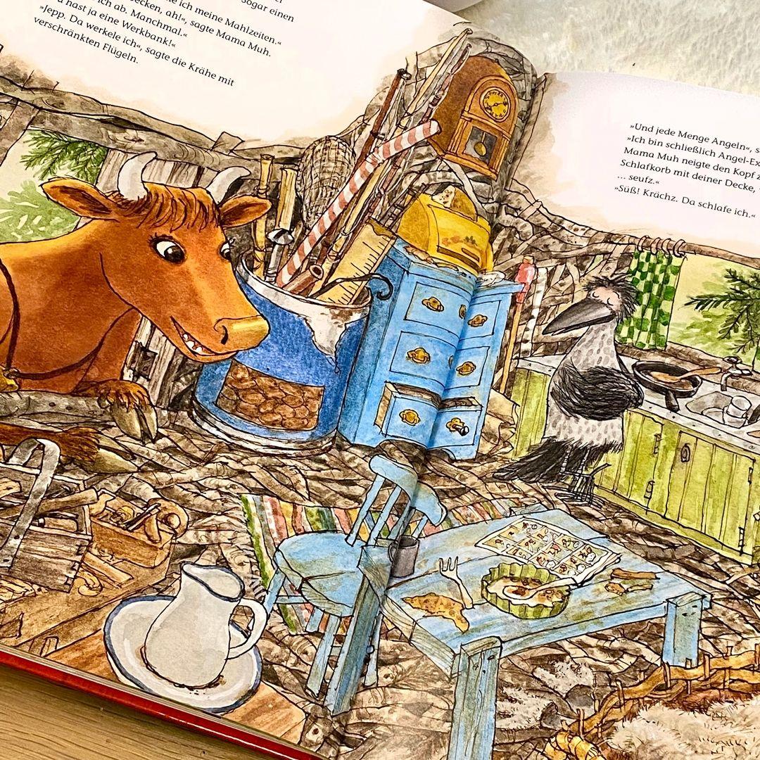 Beispielinhalt (Bild) Mama Muh. Willst du mein Freund sein?