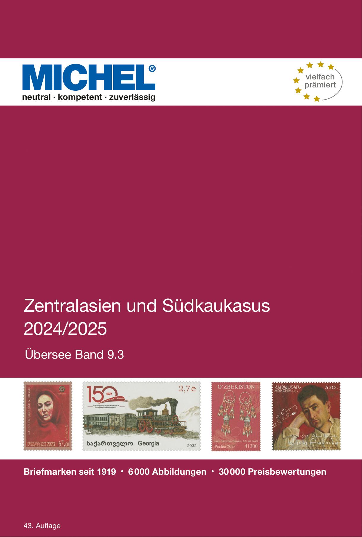Vorderes Coverbild Zentralasien und Südkausasus 2024/2025
