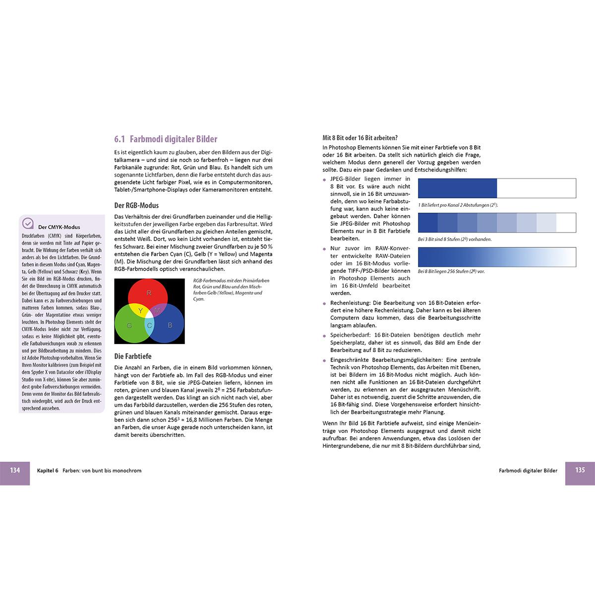 Beispielinhalt (Bild) Photoshop Elements 2025 - Das umfangreiche Praxisbuch