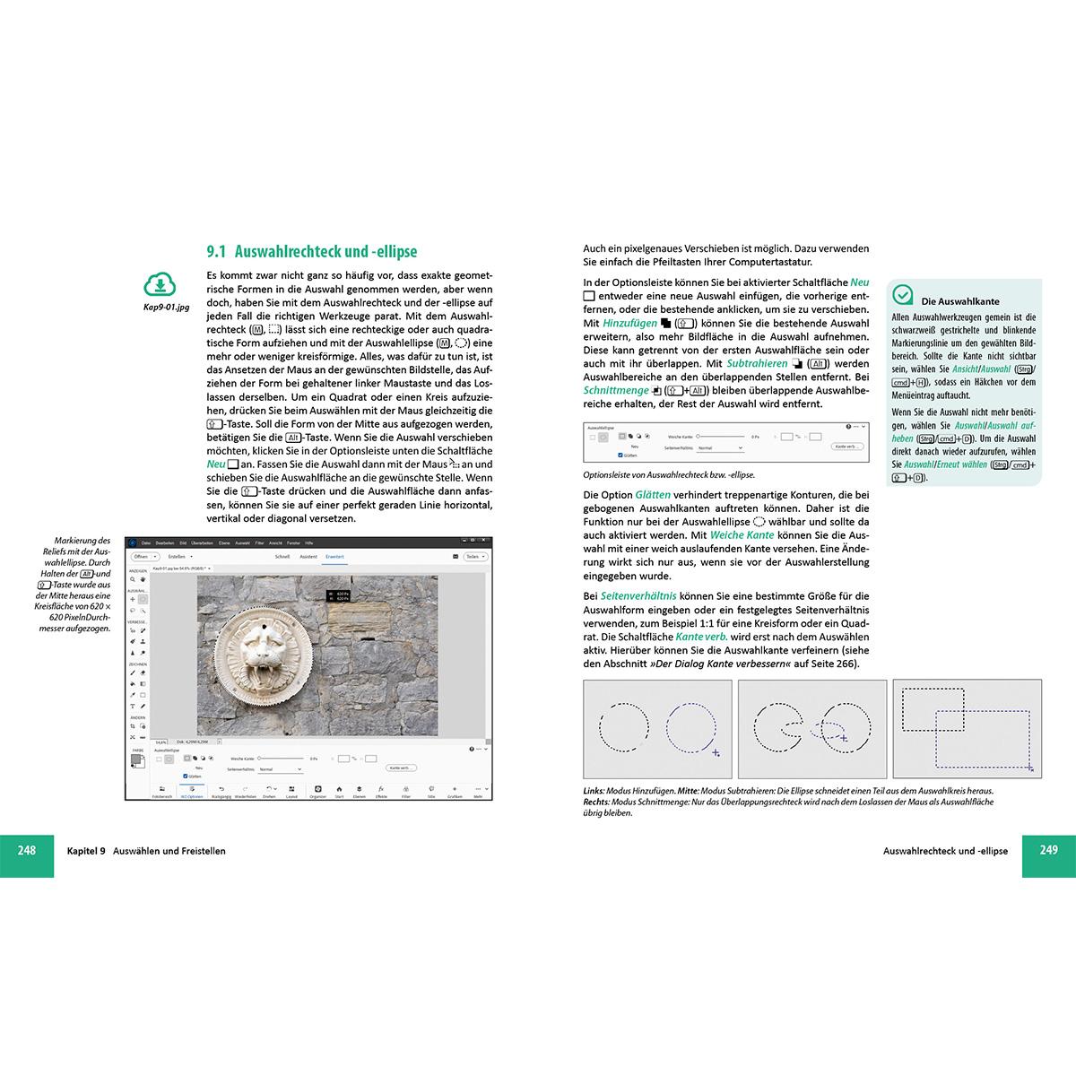Beispielinhalt (Bild) Photoshop Elements 2025 - Das umfangreiche Praxisbuch