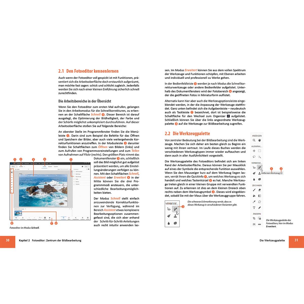 Beispielinhalt (Bild) Photoshop Elements 2025 - Das umfangreiche Praxisbuch