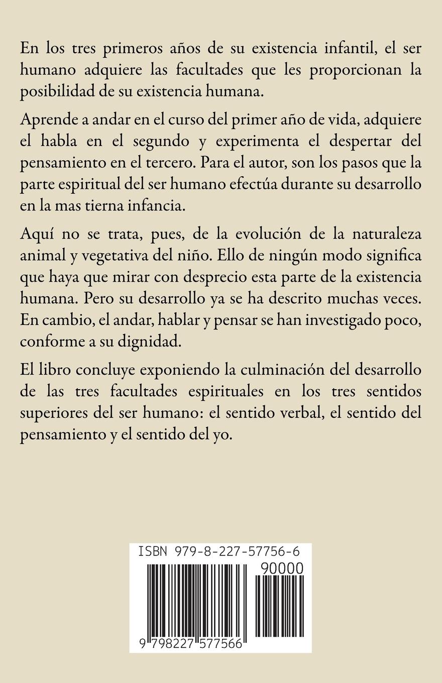 Rückseitencover Los Tres Primeros Años del Niño