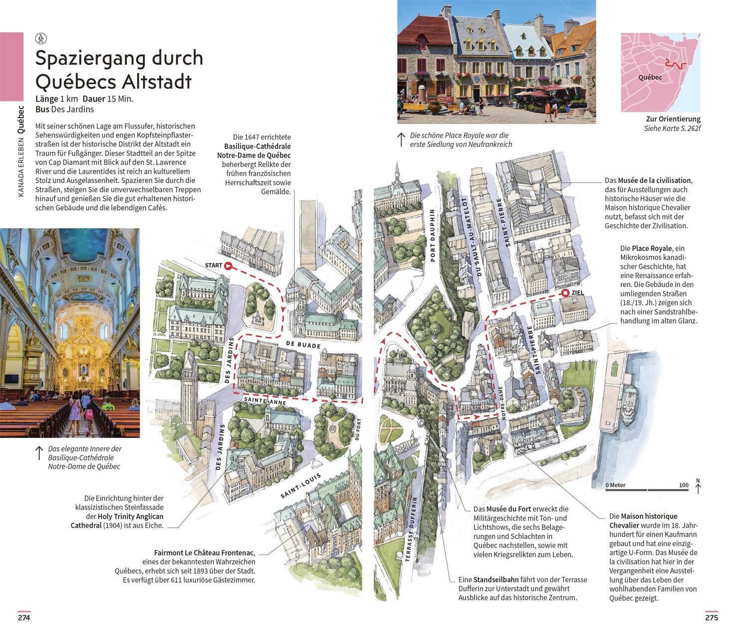 Beispielinhalt (Bild) Vis-à-Vis Reiseführer Kanada