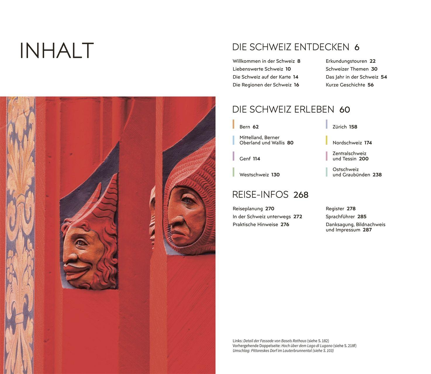 Beispielinhalt (Bild) Vis-à-Vis Reiseführer Schweiz