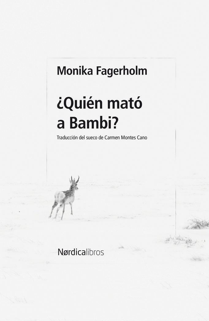 Vorderes Coverbild Quien Mato a Bambi?