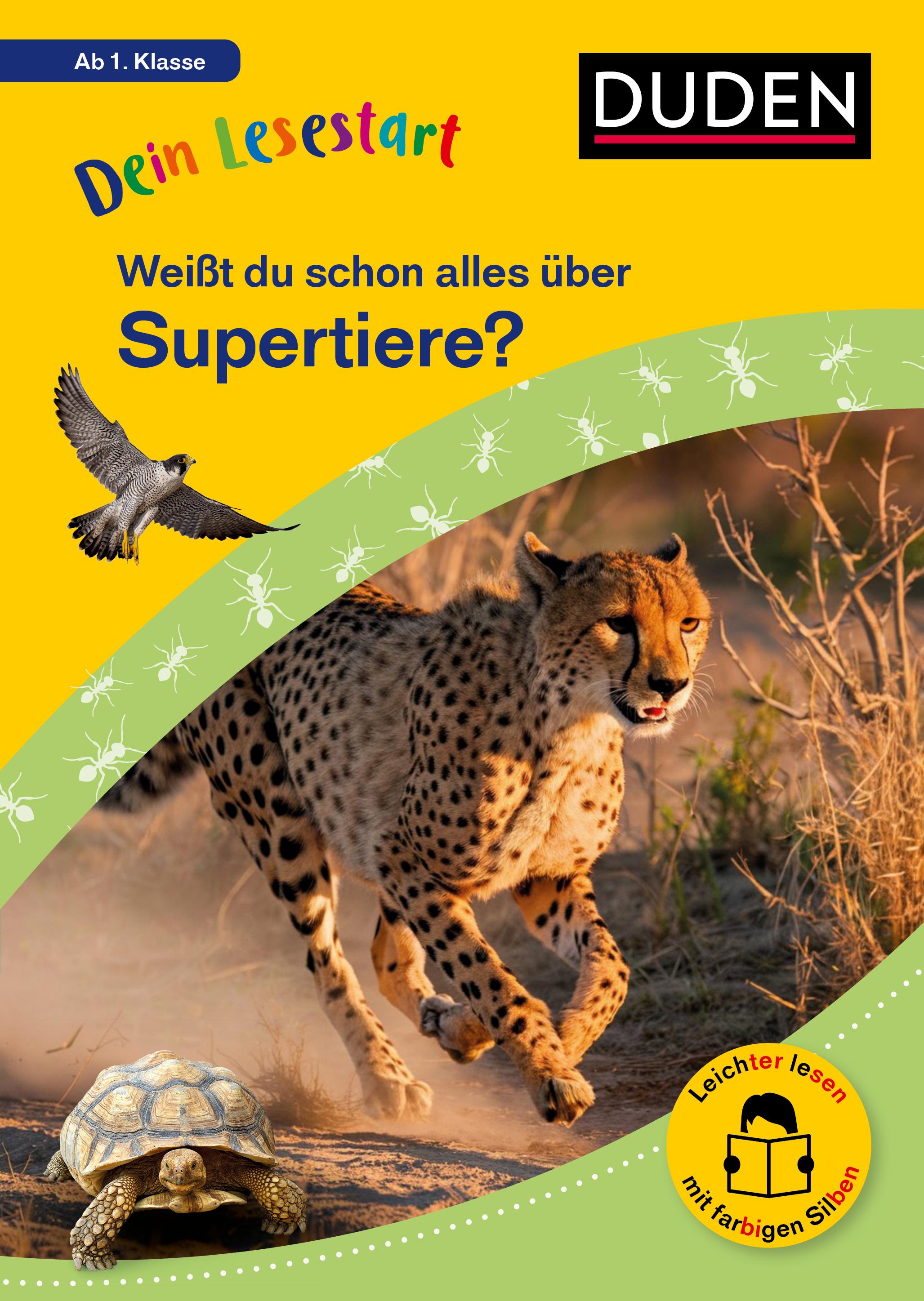 Vorderes Coverbild Dein Lesestart: Weißt du schon alles über Supertiere? Ab 1. Klasse
