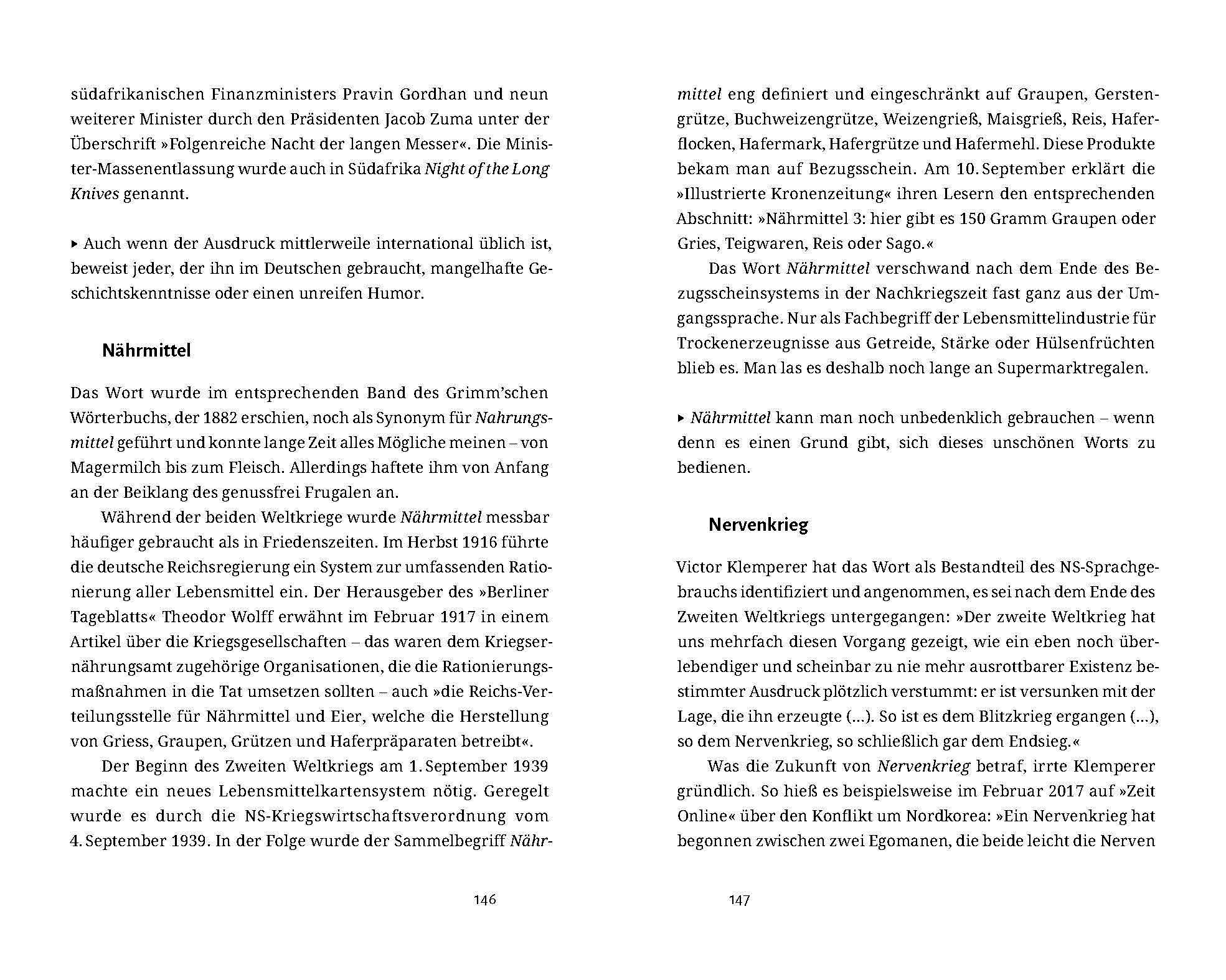 Beispielinhalt (Bild) Verbrannte Wörter