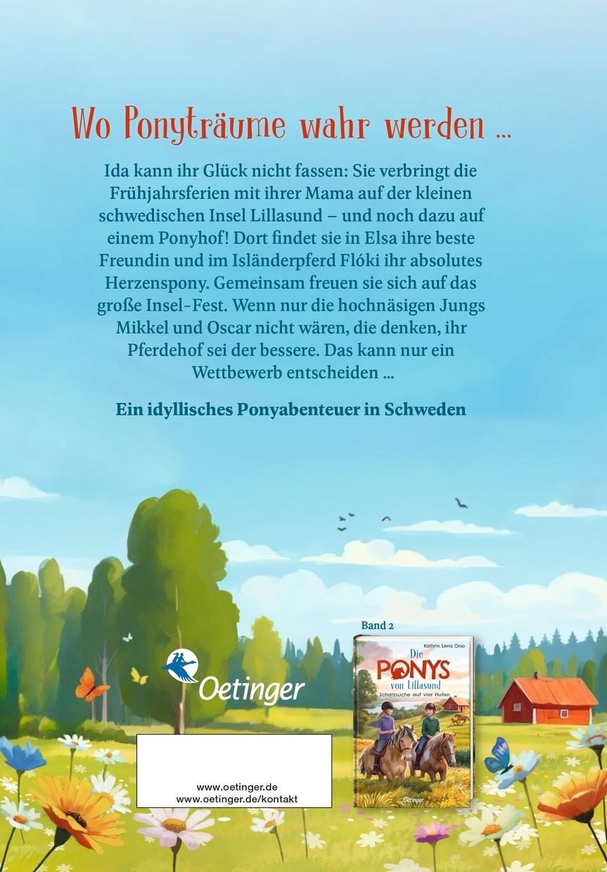 Rückseitencover Die Ponys von Lillasund 1. Ida und das Ponyglück
