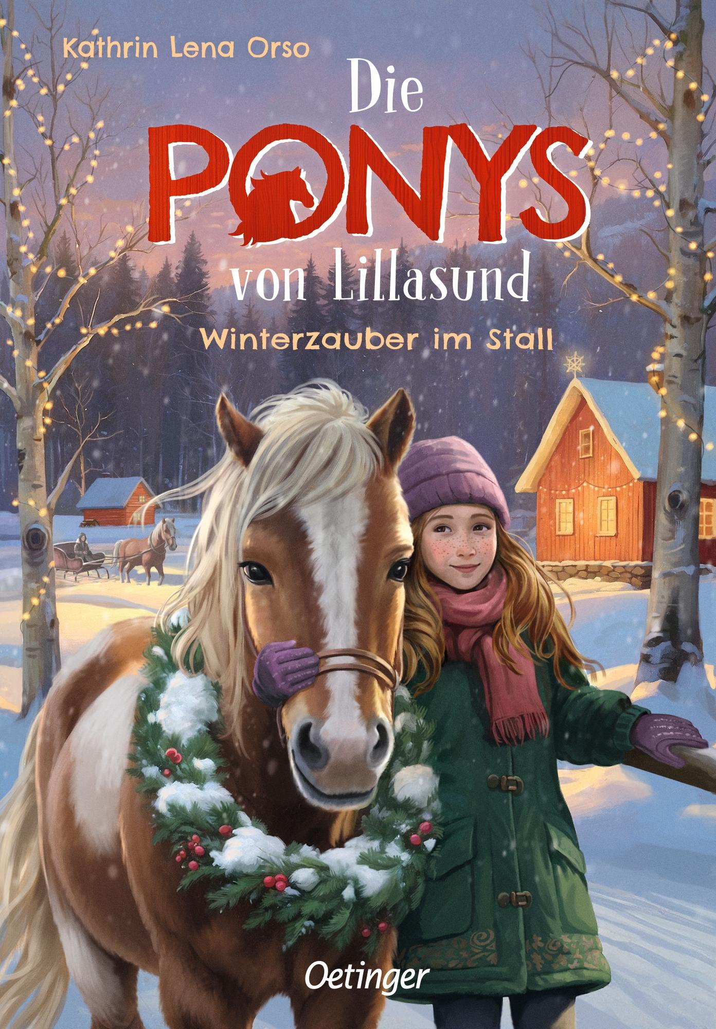 Vorderes Coverbild Die Ponys von Lillasund 3. Winterzauber im Stall